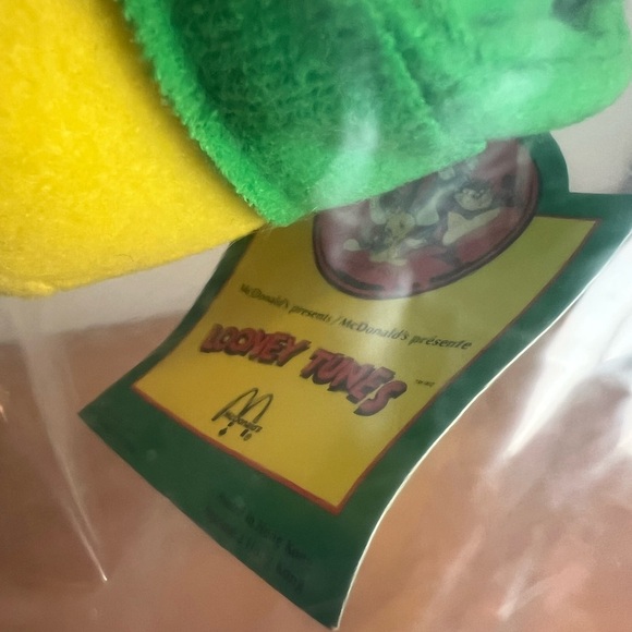 Vintage Looney Tunes x McDonald's Tweety Bird Plush 1992 NEW Packaged - Picture 6 of 6